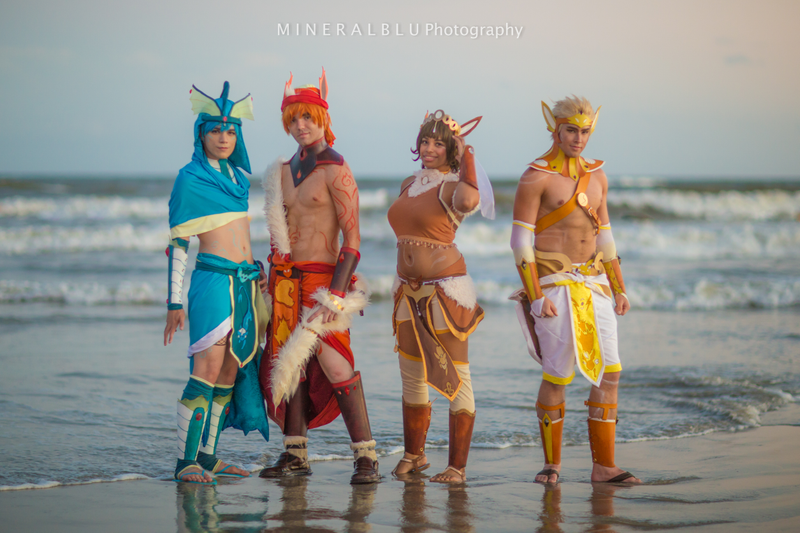 Cosplay by NipahDUBS, AmaitoFuu, Firaga Fox & Shinka Studios | Photo by Mineralblu